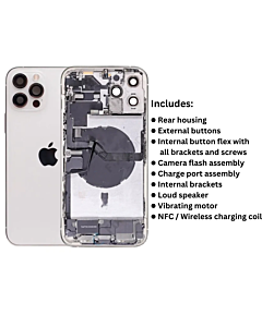iPhone 12 Pro Max Original Housing Pull Out White
